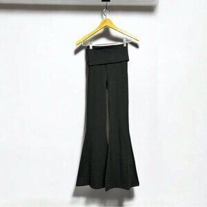 🌻NEW w.tags Offline by Aerie Black Foldover Hi-Rise Flare Leggings Size XS